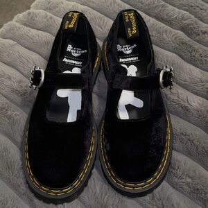DR MARTEN X HEAVEN BY MARC JACOBS VELVET SHOES